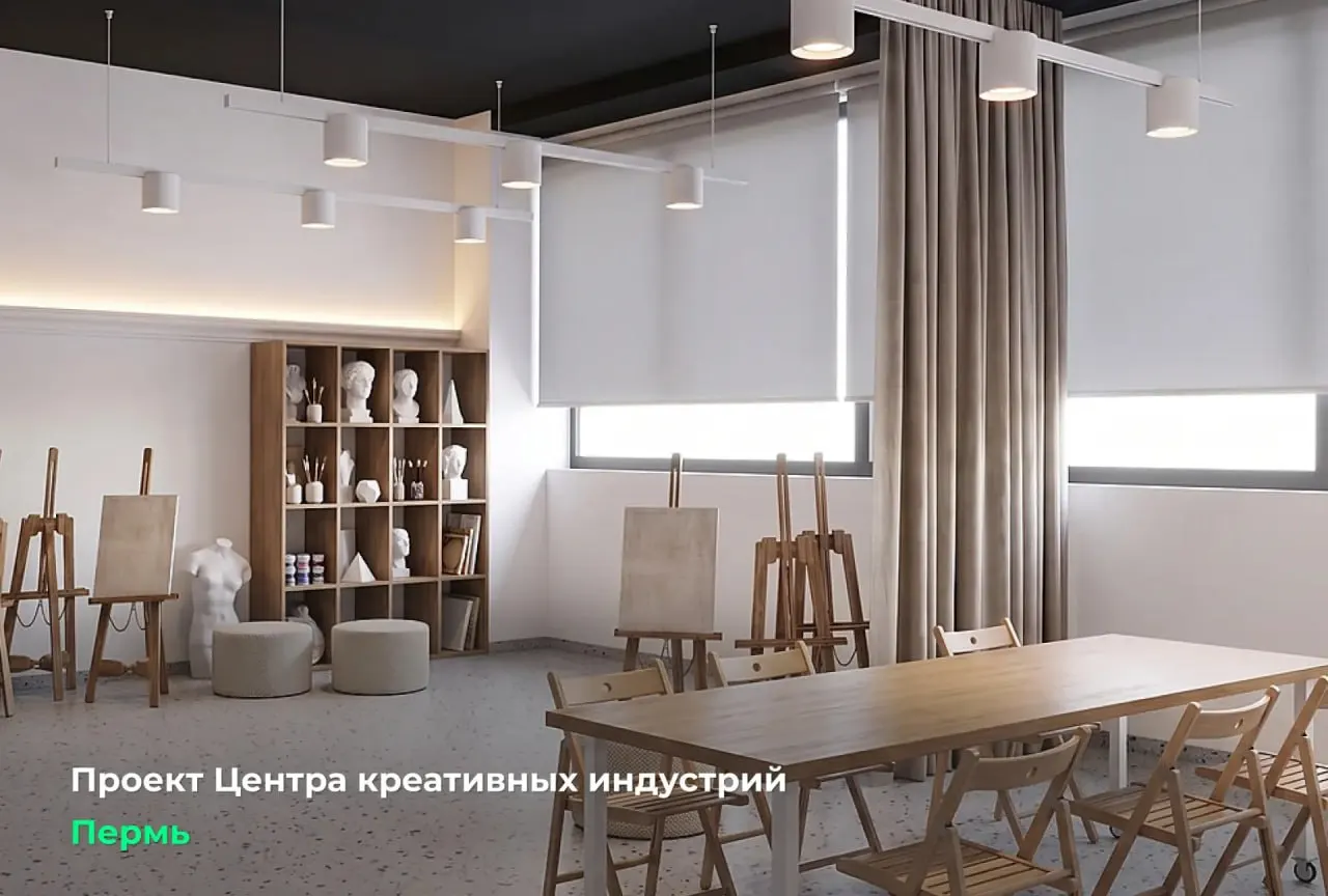 Центр объединит лаборатории дизайна, мастерские и образовательные пространства; к концу года планируется набор резидентов.