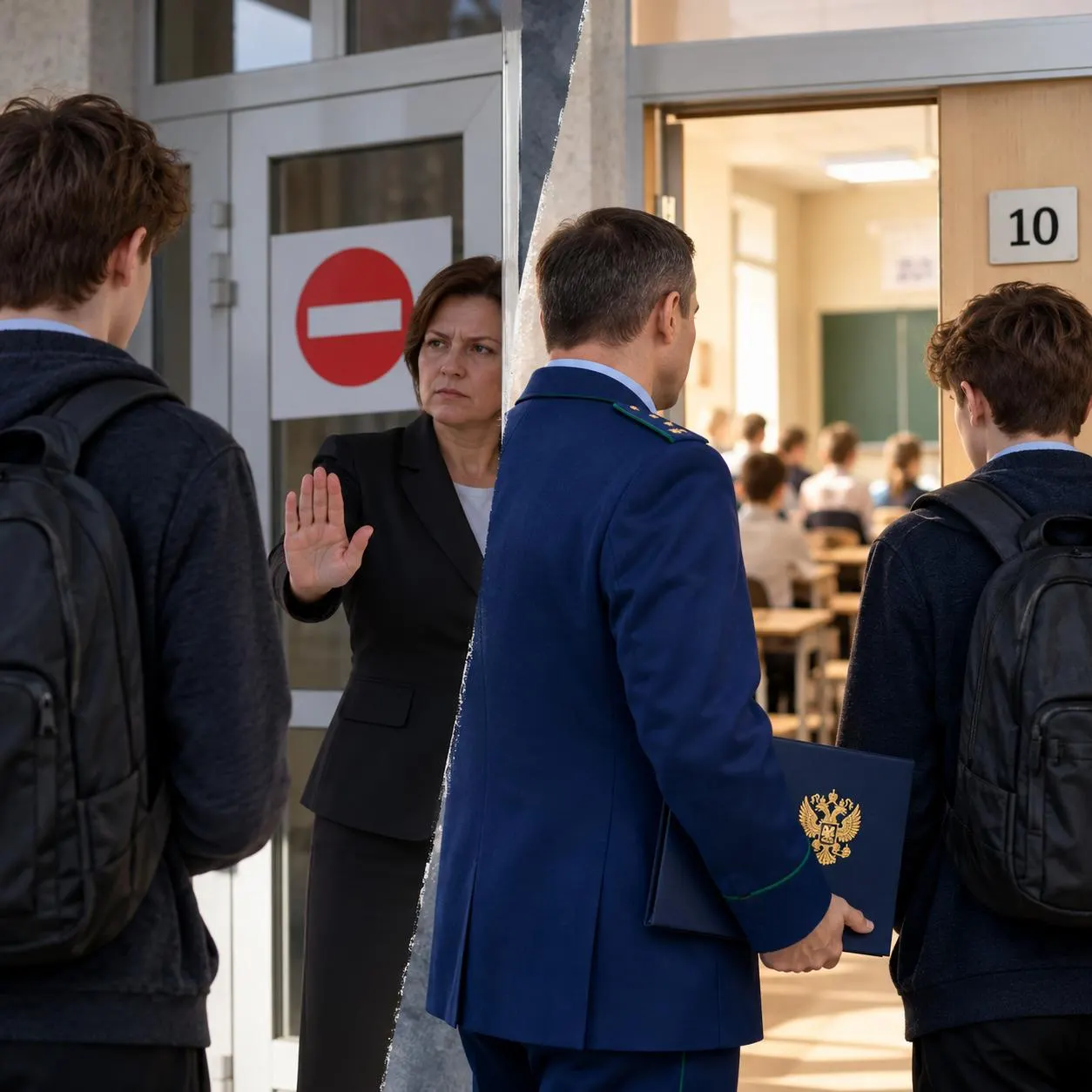 После отказа перевести девятиклассника в 10-й класс прокуратура подтвердила нарушение права на образование; вопрос с местом был решён после вмешательства надзорного органа.